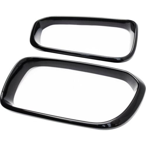 Bright black in the net frame decoration in the grid grille modified parts for 2015-2018 BMW 1 series F20 F21
