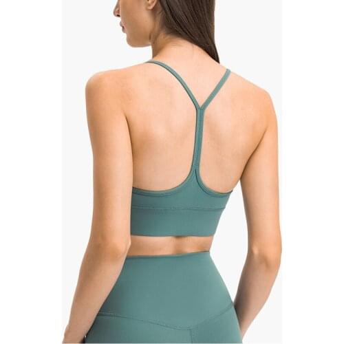 Essential Widened Hem Wireless Yoga Sports Bra Women Shockproof Stretchy Padded Underwear Running Workout Fitness Crop Top Bra