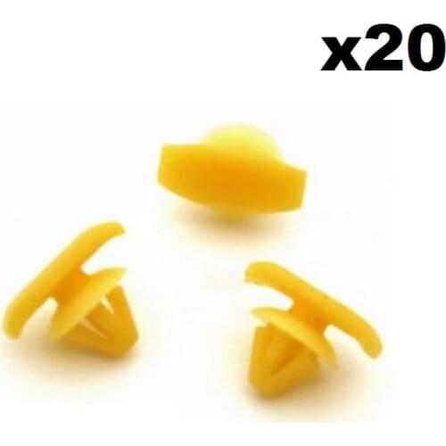20x For Skoda Octavia (04-13) Rubber Door Seal Clips, Weatherstrip Seal Clips