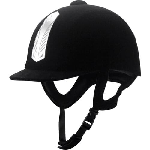 Equestrian Helmet Velvet Horse Riding Hat Sport Helmets Breathable Durable Safety Half Cover Rider for Men Women Children