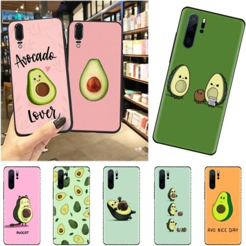 Fruit Avocado cute cartoon funny Soft Phone Case Capa For Huawei NOVA 2 2i 2s 3i 4 4e 5 plus P10 lite 20 P20 pro honor10