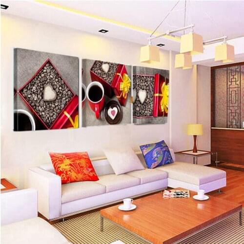 Decorative Picture Canvas Painting Coffee Shop Wall Decoration Painting Kitchen Wall Picture Canvas Print Mural S556