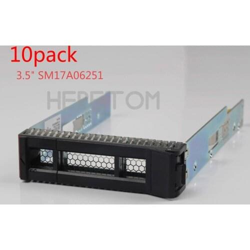 Heretom 10pcs 3.5" SATA SAS Hard Drive Tray Caddy Bracket For IBM Thinksystem ST550 SR550 SR650 SR850 SR530 SM17A06251
