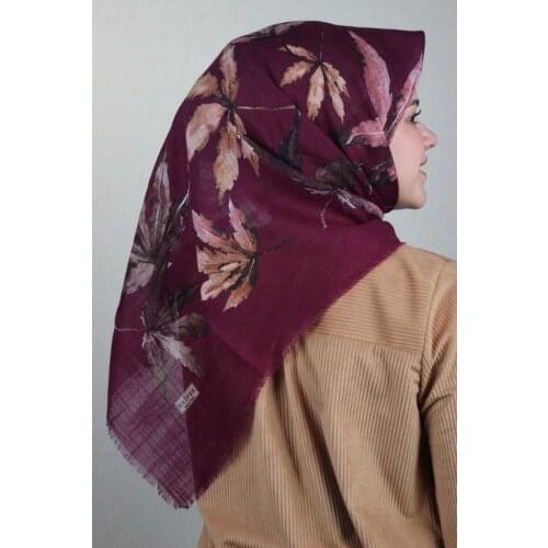 ERİPEK PATTERNED LINEN FLAMLI SCARF-DESEN-17-RENK-08