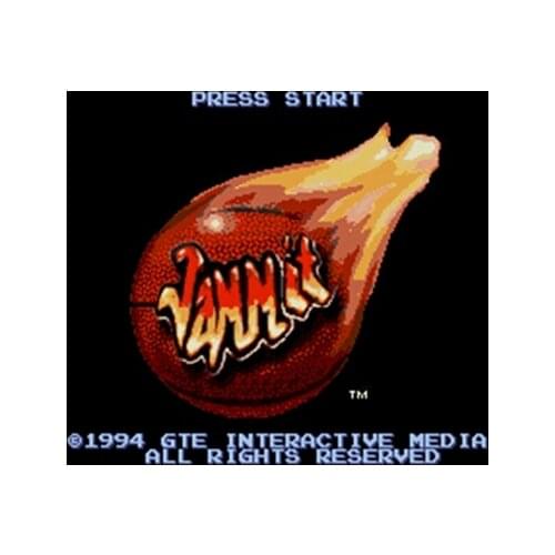 Jammit NTSC Version 16 Bit 46 Pin Big Gray Game Card For USA Game Players