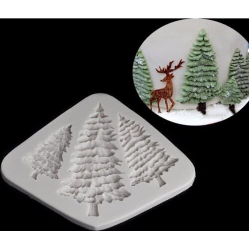 JAVRICK New Trees Shapes Silicone Molds Making Tools For Decoration Baking Cake Bread Jelly Chocolate #2S91059