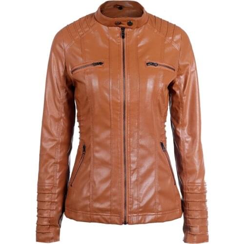 Women Loose Plus Size Jacket Winter Coat Women Suede Jacket 2021 Women Leather Jacket Zipper Spliced Short Faux Leather Jackets