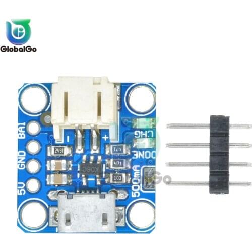 Li-ion Lithium Battery Charger Protection Board 5V 4.2V 3.7V Micro USB Charging Board Li-ion