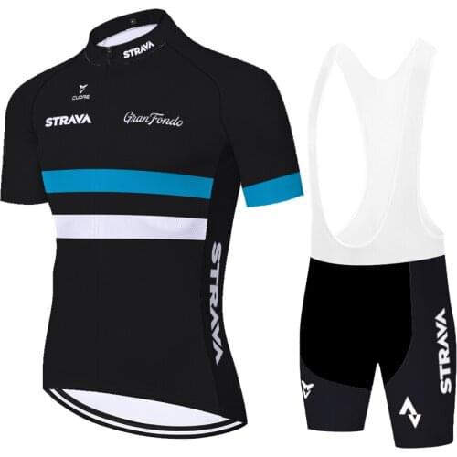 Spain Belgium bicycle jersey Men STRAVA ProTeam France equipacion ciclismo Short sleeve Cycling Jersey Set ropa de hombre 2020