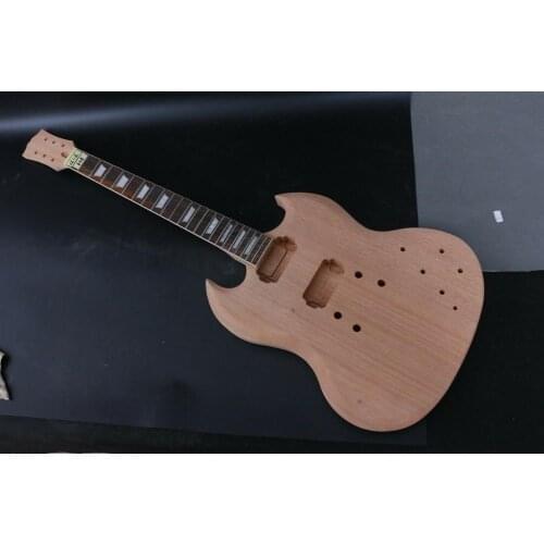1set Guitar Kit Guitar Body Neck 22 Fret SG Style Guitar rosewood Fretboard US