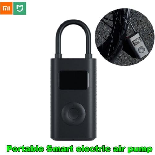 Original Xiaomi Mijia Portable Smart Digital Tire Pressure Detection Electric Inflator Pump for Bike Motorcycle Car Football