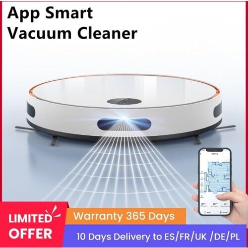 Robot Vacuum Cleaner Mobile Phone APP Remote Control Smart Vacuum Cleaner Automatic Dust Removal and Sterilization Sweeper