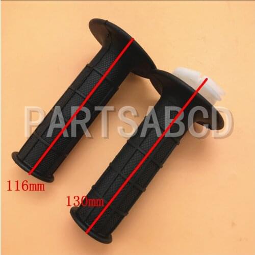 Hand Grips With Throttle Gas Petrol Scooter Twist Throttle Set Handgrips For Mini Moto Pocket Bikes ATV Quads Pit Dirt Bikes