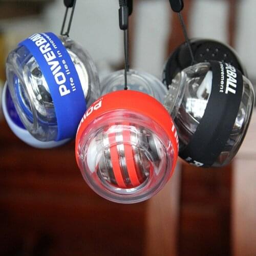 Self-Starting Wrist Ball Gyroscope Power Ball Arm Muscle Relaxation LED Light Wrist Strength Booster Exercise Fitness Equipment