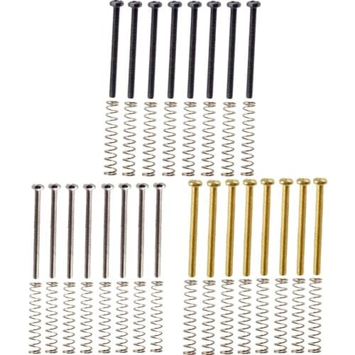 Electric Guitar Humbucker Double Coil Pickup Frame Screws Springs Stringed Instruments