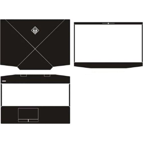 Laptop Carbon Vinyl Skin Sticker Cover For HP OMEN 15-dh0144tx DH0145 DH0146TX DH0147TX DH0008 DH002NL DH0001NG DH0010NG DH0000