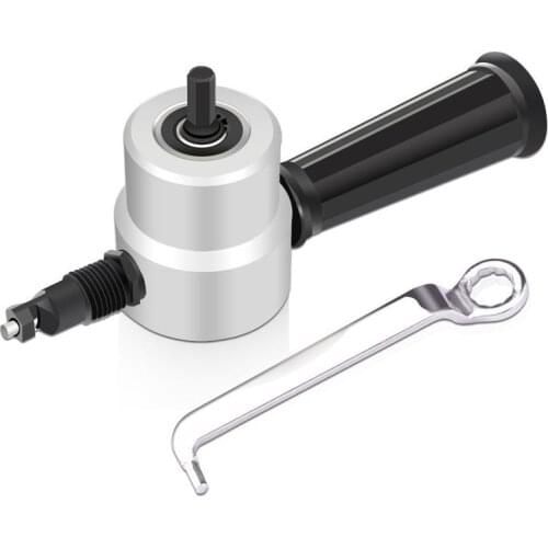 Double Head Sheet Nibbler Metal Cutter Hole Saw Drill Attachment Hand Tool Free Cutting Tool