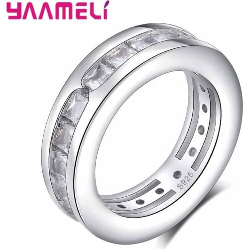 High Quality Classical Generous Romantic Style 925 Sterling Silver Ring Wide Band For Big Surprise Wedding Gift
