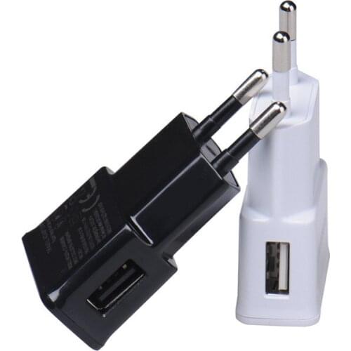 5V1A EU/US USB Plug Charger Adapter Wall Charger Portable Mobile phone Charger for iPhone Android Phones Tablets Travel Charger