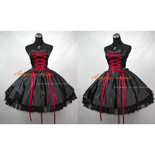 Sissy Maid Gothic Lolita Punk Ball Gown Dress Cosplay Costume Tailor-made[G398]