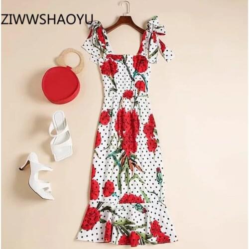 Летние платья в горошек Ziwwshaoyu China At AliExpress