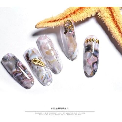 1 Pcs Shell Design Nail Art Foils Gradient Effect DIY Nail Transfer Foil Paper Craft 4cmX100cm DIY Nail Decoration Tools