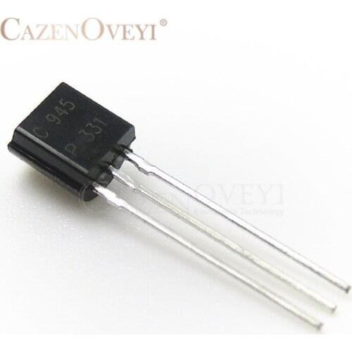 100pcs/lot C945 2SC945 Triode to-92 50V/0.1A/0.5W/250MHZ Wholesale Electronic In Stock