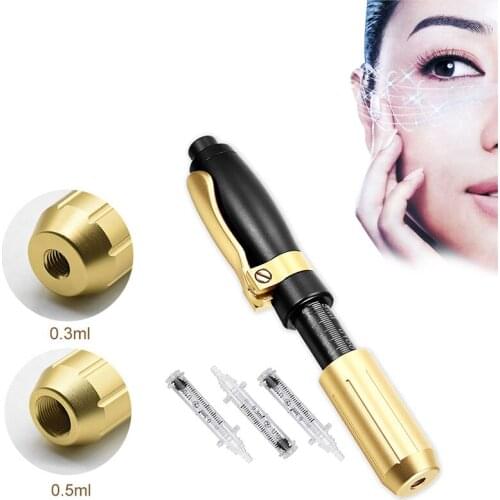 2 IN1 High Pressure Hyaluronic Acid Pen High Density Metal For Anti Wrinkle Lip Hyaluron Gun Atomizer Hyaluron Pen
