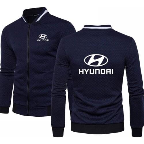 2021 Spring Autumn Men Jacket Hyundai Car Logo Print Harajuku Clothing High Quality Cotton Mens baseball jacket Sweatshirts mx