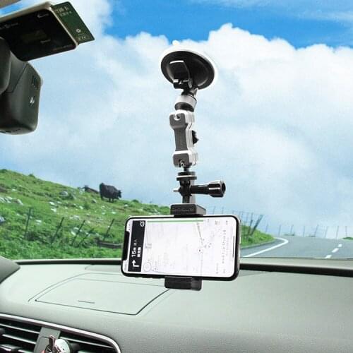 6.3-10cm Phone Holder Clip Adapter Mounting Tripod Selfie Stick 1/4 Thread Accessory Fitting For Gopro Hero 9/8/7/6/5