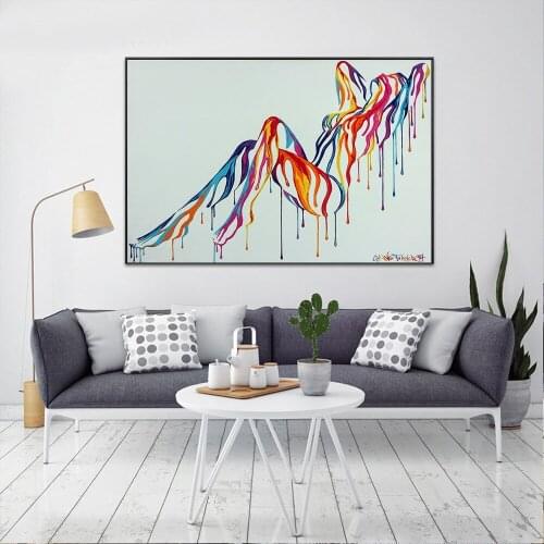 Abstract Naked Woman Art Wall Paintings Print On Canvas Art Canvas Prints Modern Oil Paintings For Living Room Wall Decor
