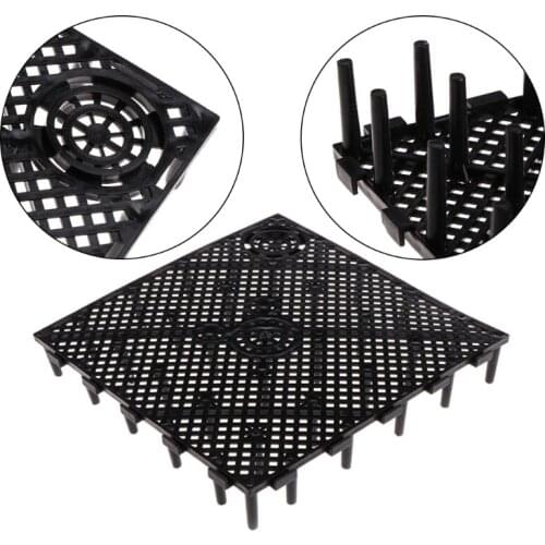 Aquarium Fish Tank Under Gravel Bottom Filtration Plate Board Filter System New L4MB