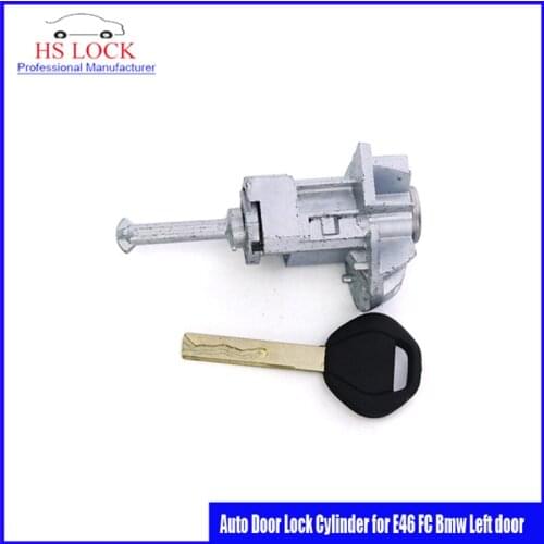 Auto /Car Practice Lock Cylinder With Car Key Locksmith Tools Training E46 FC bmw left door lock cylinder