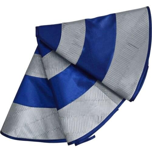 Free Shipping 5 Colors 90cm Pleat Faux Silk Patchwork Christmas Tree Skirt Christmas tree Decoration Different Color Design