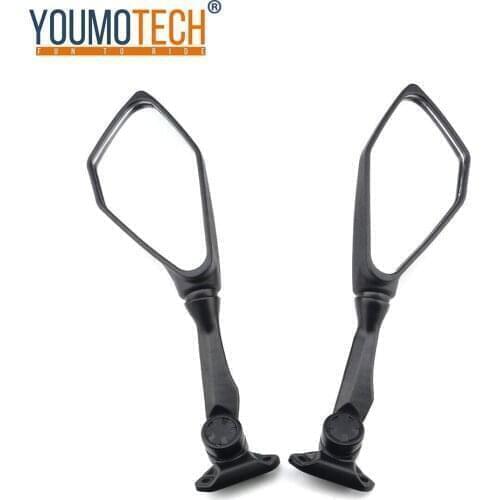 Rearview Glass Mirrors For Kawasaki Ninja 300 300R EX300 ZX6R ZX636 Z300 2013-2016 2014 Rear View Side Mirror