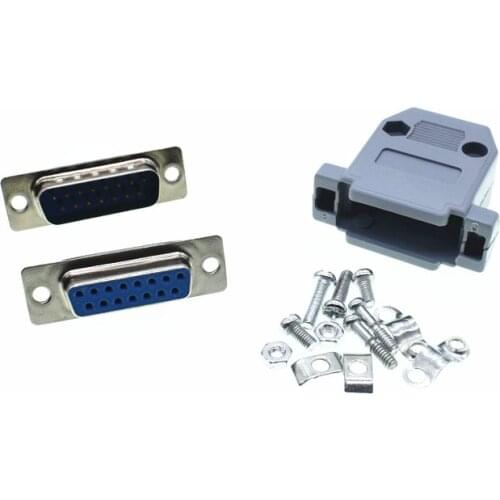 D-SUB Connector Parallel Serial Port D Type Connector D-Sub DB15 Female Male Connectors