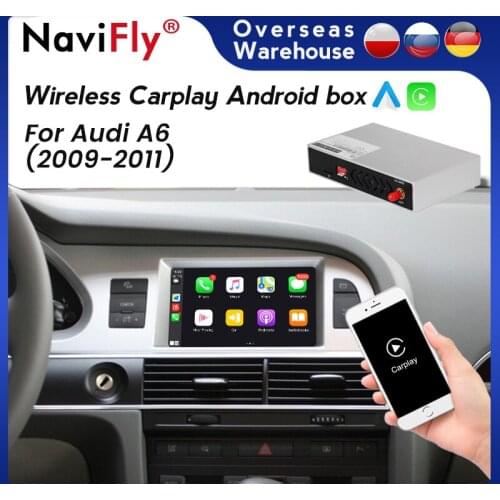 Decoder Box Wireless Apple CarPlay for Audi A6 2009-2011 Support Phone BT Carplay Android Auto Module Video Interface