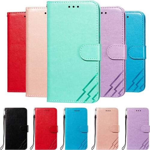 Flip Leather Phone Case On sFor Etui iPhone 12 11 Pro Max 12 Mini X XS XR 7 8 Plus SE 2020 Solid Color Wallet Cover Coque Fundas