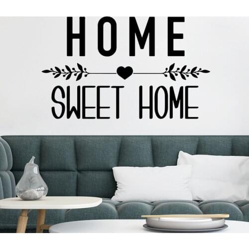 Letter Wall Sticker Home Sweet Home Decor Windows Wall Stickers DIY Removable Art Vinyl Wall Sticker Art Diy Home Decoration