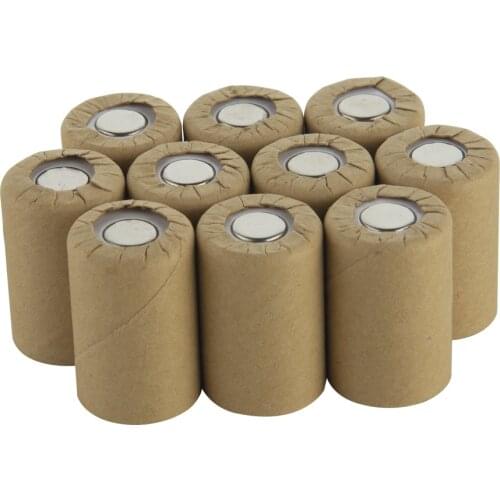10pcs 4/5SC 3000mAh 1.2V Ni-MH power Battery cell rechargeable 20A 33x22mm Apply to electrical tools