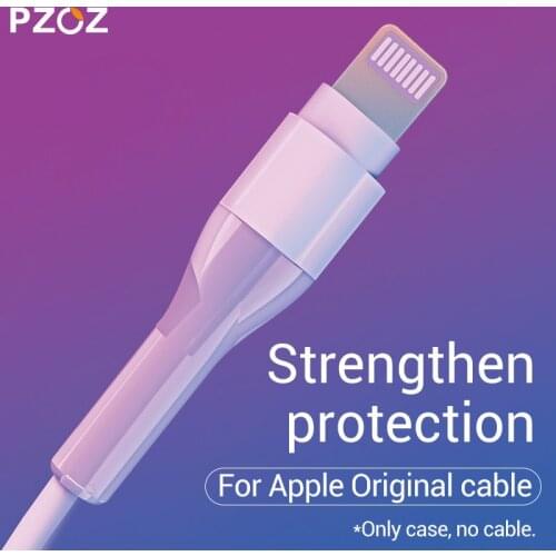 PZOZ 2Pcs Cable Protector For iPad iPhone charger USB typeC Original cable for iPhone 11 8 7 6s plus 5 Cable protection surround