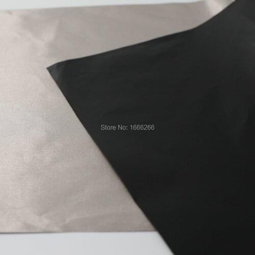 Best selling products rfid blocking fabric emf shielding textile one side black