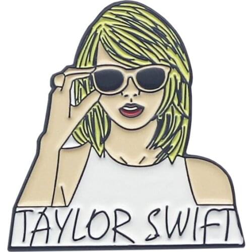 Swift Taylor Hard Enamel Pins Cute Girls Brooches Women Men Lapel Badges Backpack Collar fashion jewelry Gifts For Kids Friend