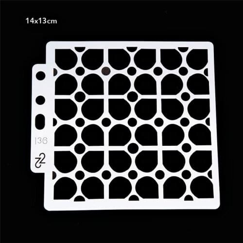 Drops Water scrapbook stencils spray plastic mold shield DIY cake hollow Embellishment printing lace ruler valentine