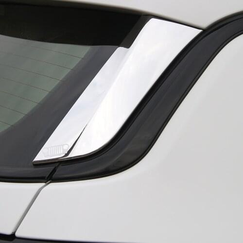 SHINEKA Car Exterior Accessories Rear Windshield Decoration Cover Fit For Jeep Compass 2017