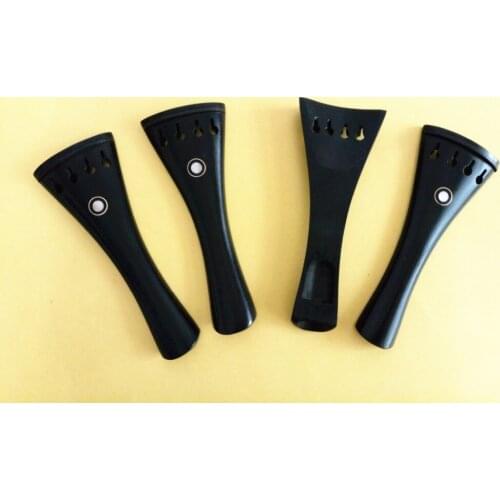 1pcs High quality black ebony 4/4 violin tailpiece,violin Accessories