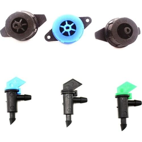 10PCS 4L 8L 16L Pressure Compensating Take Apart Dripper Garden Watering Tools Drip Fittings Micro Irrigation Accessory