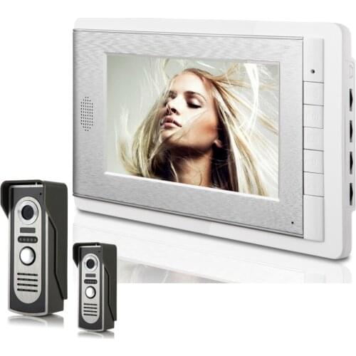 2V1 7 Inch Monitor Water-Proof IP66 Wired Video Door phone