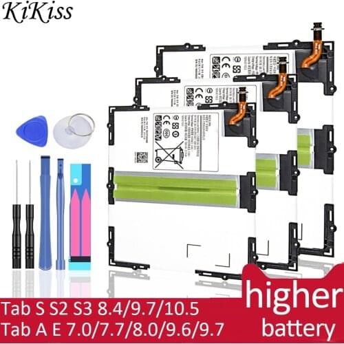 Battery For Samsung Galaxy Tab S S2 S3 8.4 9.7 10.5/A E 7.0 7.7 8.0 9.6 9.7 Edition SM T700 T705 T800 T801 T580 T585 T810 T815