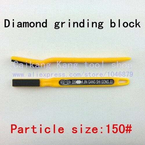 Diamond grinding blocks, artificial diamond grinding blocks, toothbrush type, grinding and polishing of hard materials.150